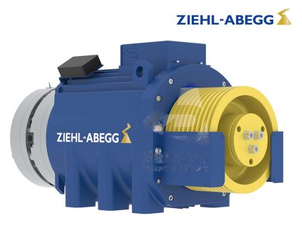 موتور گیرلس زیلابگ Ziehlabegg-SM210.60B-10.7 KW-VVVF-1m/s